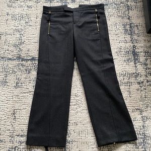 Marni charcoal gray wool cropped trousers size 4